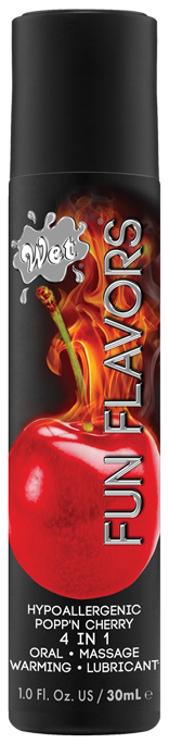 Wet® Fun Flavors® Popp'n  Cherry 1 Fl. Oz./30mL